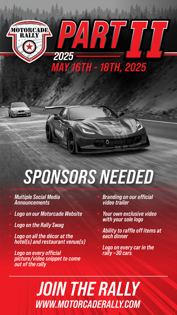 Motorcade Rally 2025 Sponsorship